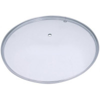 Кришка скляна (плоска, без ручки) FRU-1008A 16см