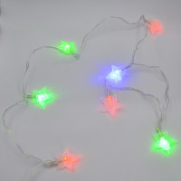 Гірлянда-нитка (String-Lights) 20Parts-4 внутрішня, пров.:прозорий, 3м (Різнокольорова)