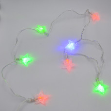 Гірлянда-нитка (String-Lights) 20Parts-4 внутрішня, пров.:прозорий, 3м (Різнокольорова)