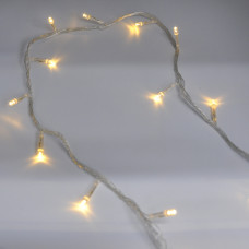 Гірлянда-нитка (String-Lights) 300WW-1 внутрішня, пров.:прозорий, 12м (Білий-теплий)