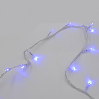 Гірлянда-нитка (String-Lights) 400B-1 внутрішня, пров.:прозорий, 20м (Синій)