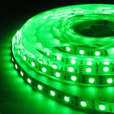 Гірлянда-стрічка LED 5050 G зовнішня, пров.:прозорий, 5м (Зелений)