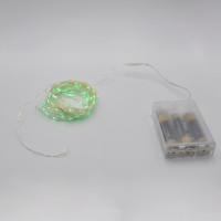 Гірлянда-роса (Copper Wire) 100G-1 Battery внутрішня, пров.:прозорий, (Зелений)