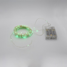 Гірлянда-роса (Copper Wire) 200G-1 Batteryвнутрішня, пров.:прозорий,(Зелений)