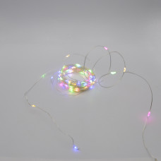 Гірлянда-роса (Copper Wire) 100M-4 внутрішня, пров.:прозорий, 10м (Різнокольорова)