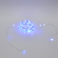 Гірлянда-роса (Copper Wire) 100B-4 внутрішня, пров.:прозорий, 10м (Синій)