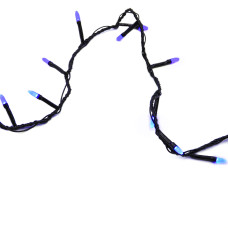 Гірлянда-нитка (String-Lights) 200B-3 внутрішня, пров.: чорний, 10м (Синій)