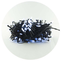 Гірлянда-нитка (String-Lights) 300W-3 внутрішня, пров.: чорний, 12м (Білий)