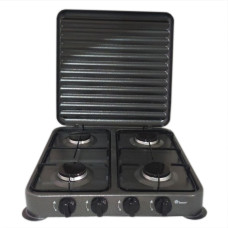 Плита газова Domotec MS-6604 4кф. (Сірий)