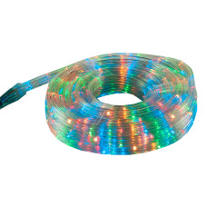Гірлянда-стрічка (Pope-Light) RGB зовнішня, пров.:прозорий, 10м (Різнокольорова)
