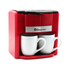 Кавоварка DOMOTEC MS-0705 Червона (500Вт, 2 кер. чашки по 150мл)