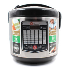 Мультиварка DOMOTEC MS-7725 Silver Steel (5л, 45програм, тефлон)