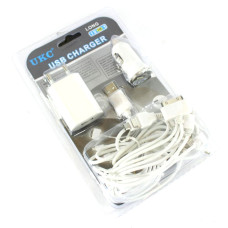 Універсальний зарядний пристрій Mobi charger MX-C12 12в1 Long блістер (Білий)
