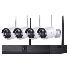 Комплект відеоспостереження бездротової Full HD Wi-Fi на 4 камери з реєстратором