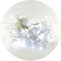 Гірлянда-нитка (String-Lights) 300W-1 внутрішня, пров.:прозорий, 12м (Білий)