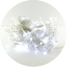 Гірлянда-нитка (String-Lights) 300W-1 внутрішня, пров.:прозорий, 12м (Білий)