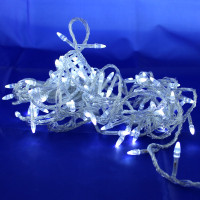Гірлянда-нитка (String-Lights) 200W-2 внутрішня, пров.:прозорий 10м (Білий)