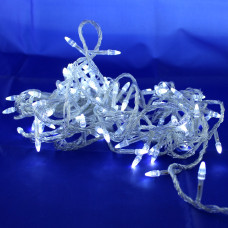 Гірлянда-нитка (String-Lights) 200W-2 внутрішня, пров.:прозорий 10м (Білий)