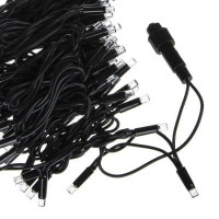 Гірлянда-нитка (String-Lights) зовнішня+з'єдн. 100L 3.3-WW білий-теплий (пров.: чорний; 10м)