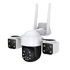 Камера відеоспостереження з 3 лінзами 2+2+2Mp 4G, Wi-Fi, LAN