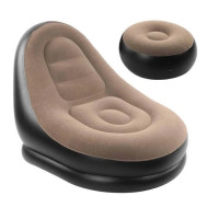 Надувне крісло з пуфом-підставкою для ніг AIR SOFA