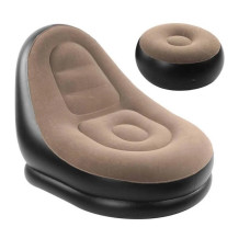 Надувне крісло з пуфом-підставкою для ніг AIR SOFA