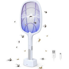 Електрична мухобойка з підсвічуванням на акумуляторі Mosquito Swatter